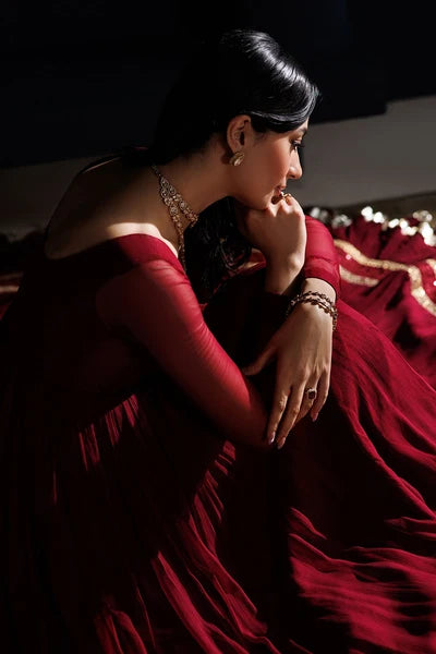Baroque - Pret Formal |EMBROIDERED CHIFFON PR-1315
