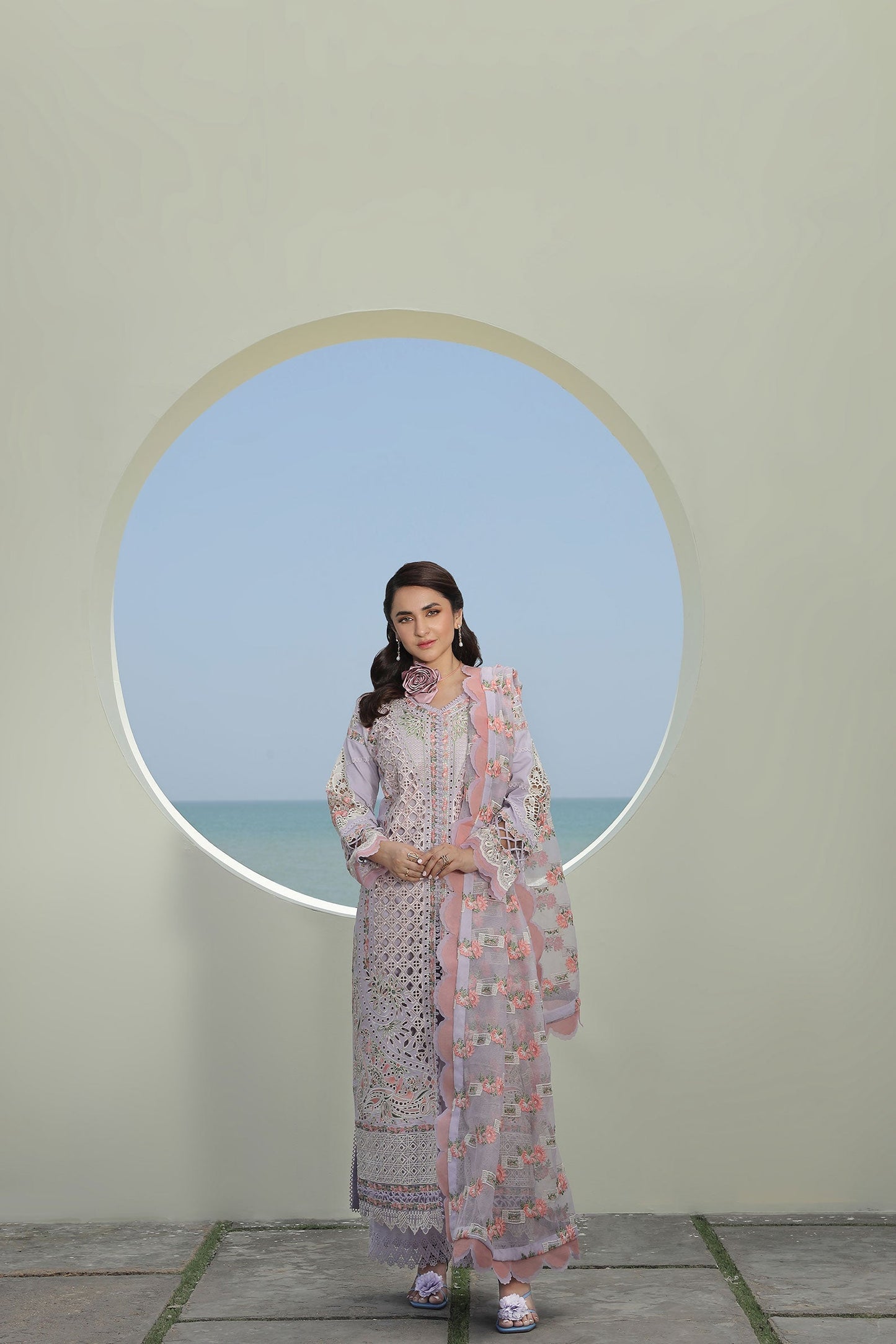 Maryam Hussain Luxury Lawn 24 | FEROZ