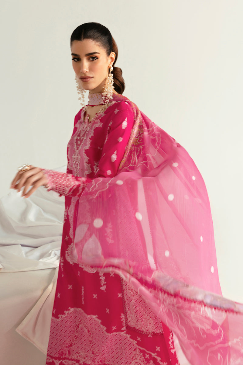 Qalamkar QPrints Unstitched Printed Lawn | 06B