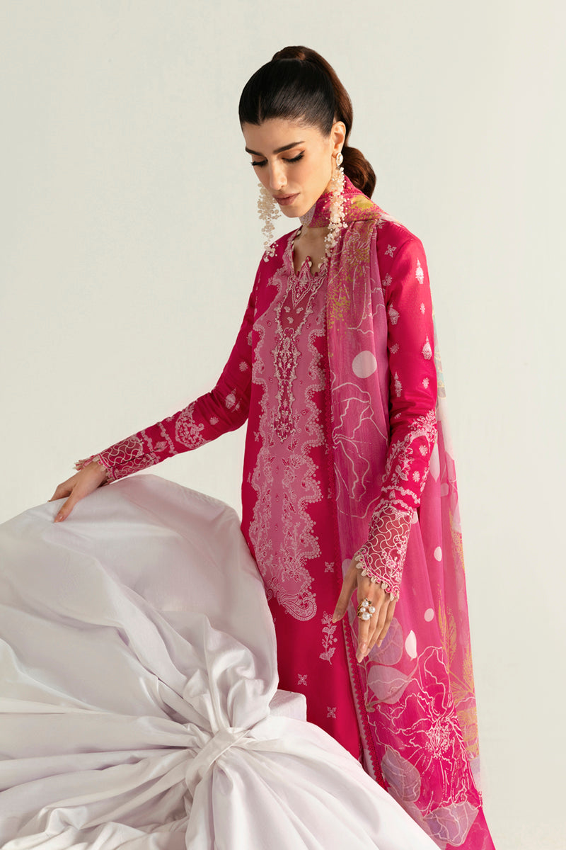Qalamkar QPrints Unstitched Printed Lawn | 06B