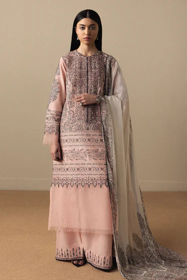 Zara Shahjahan Luxury Summer Lawn | Satori 2026 | Akahana-D11