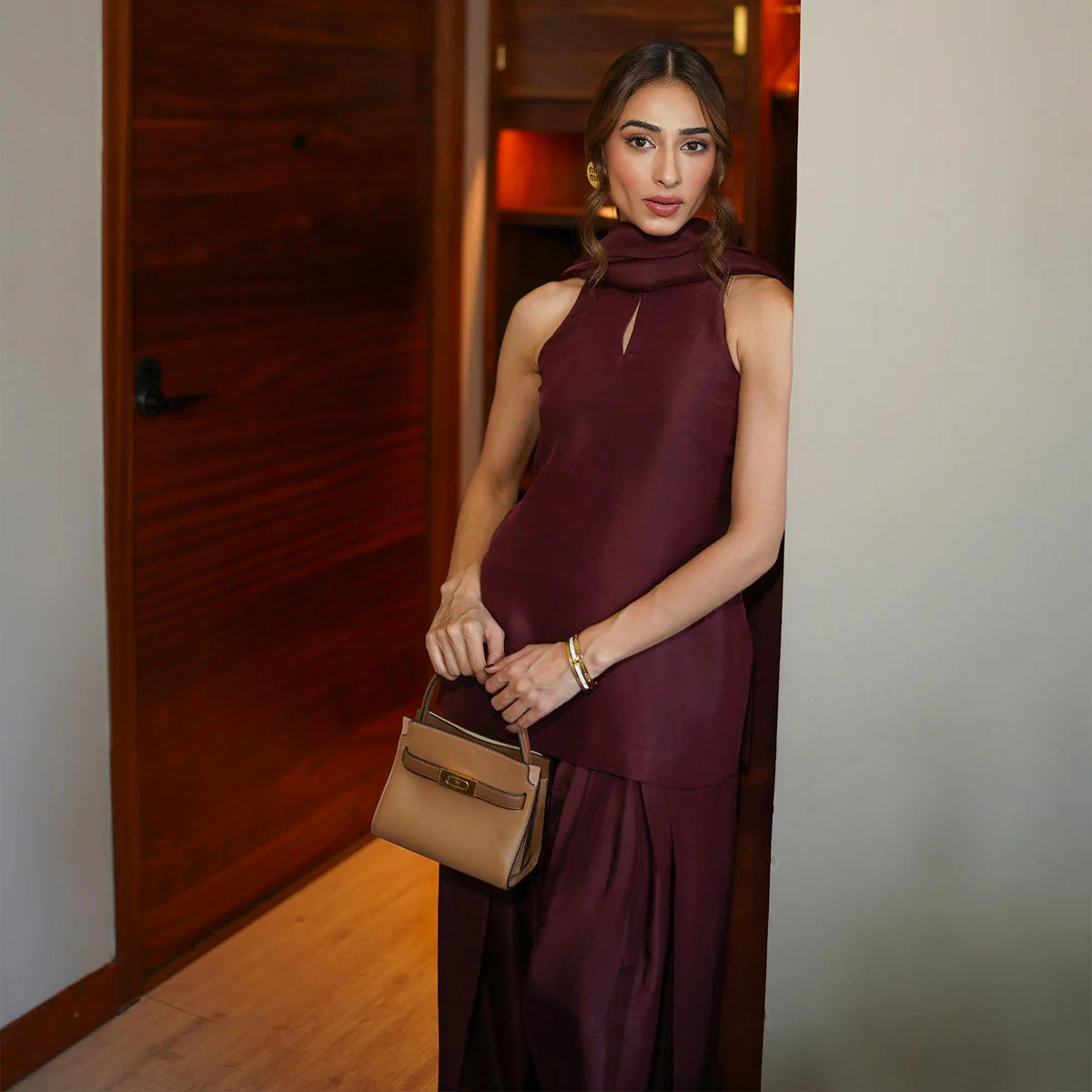 Sadaf Kanwal Personalised '25 - Zarminay Haq Blooming Burgundy