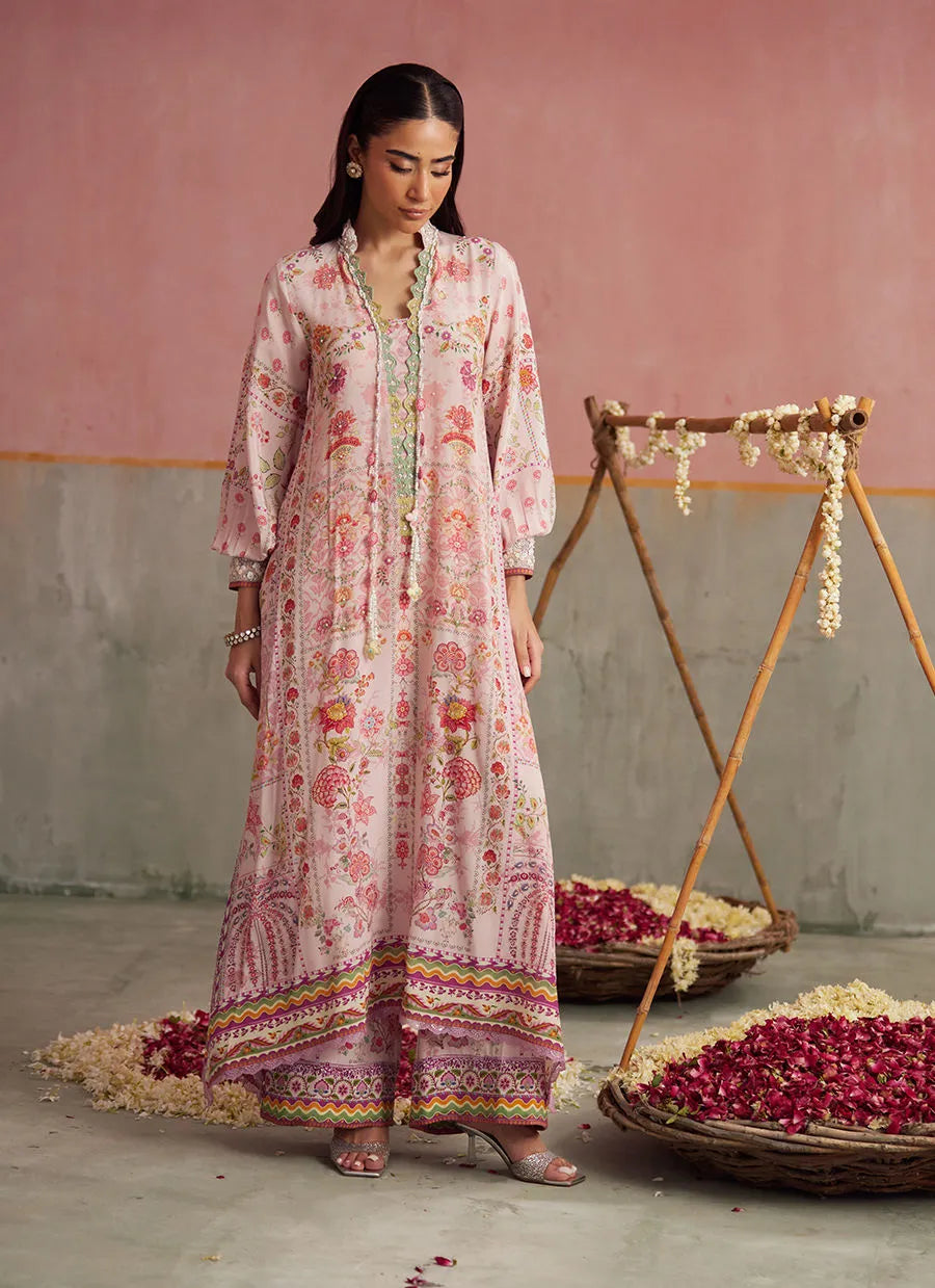Farah Talib Aziz Mayna Festive Prints '25 - Nisa Blush Shirt