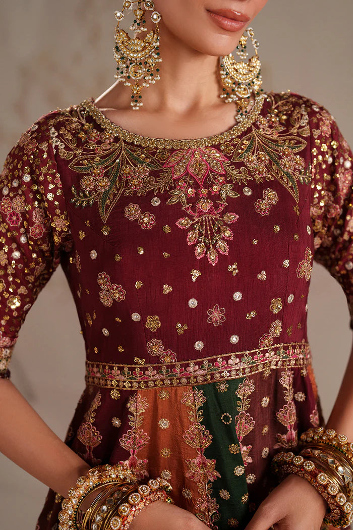 BAROQUE | EMBROIDERED RAW SILK SF-4366