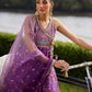 Farah Talib Aziz Mayna Festive Luxe Pret '25 - Aurora Aubergine Kalidaar And Dupatta