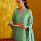 Farah Talib Aziz Mayna Festive Prints '25 - Arina Aqua Shirt And Dupatta