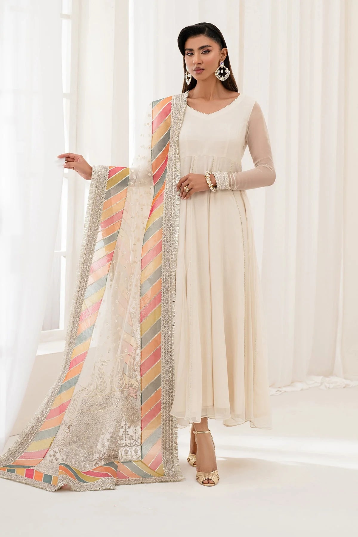 Baroque - Pret Formal | EMBROIDERED CHIFFON PR-1098
