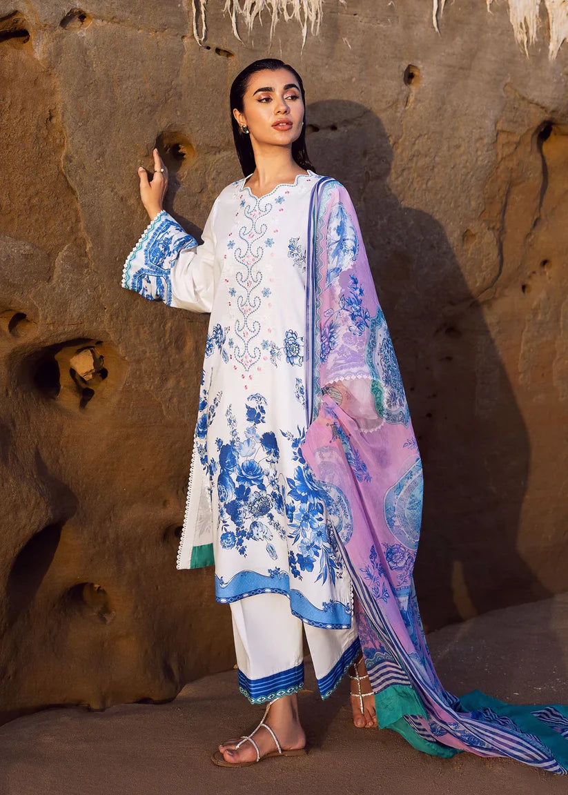 Blue Pottery | Sadaf Fawad Khan Everyday Lawn 2025
