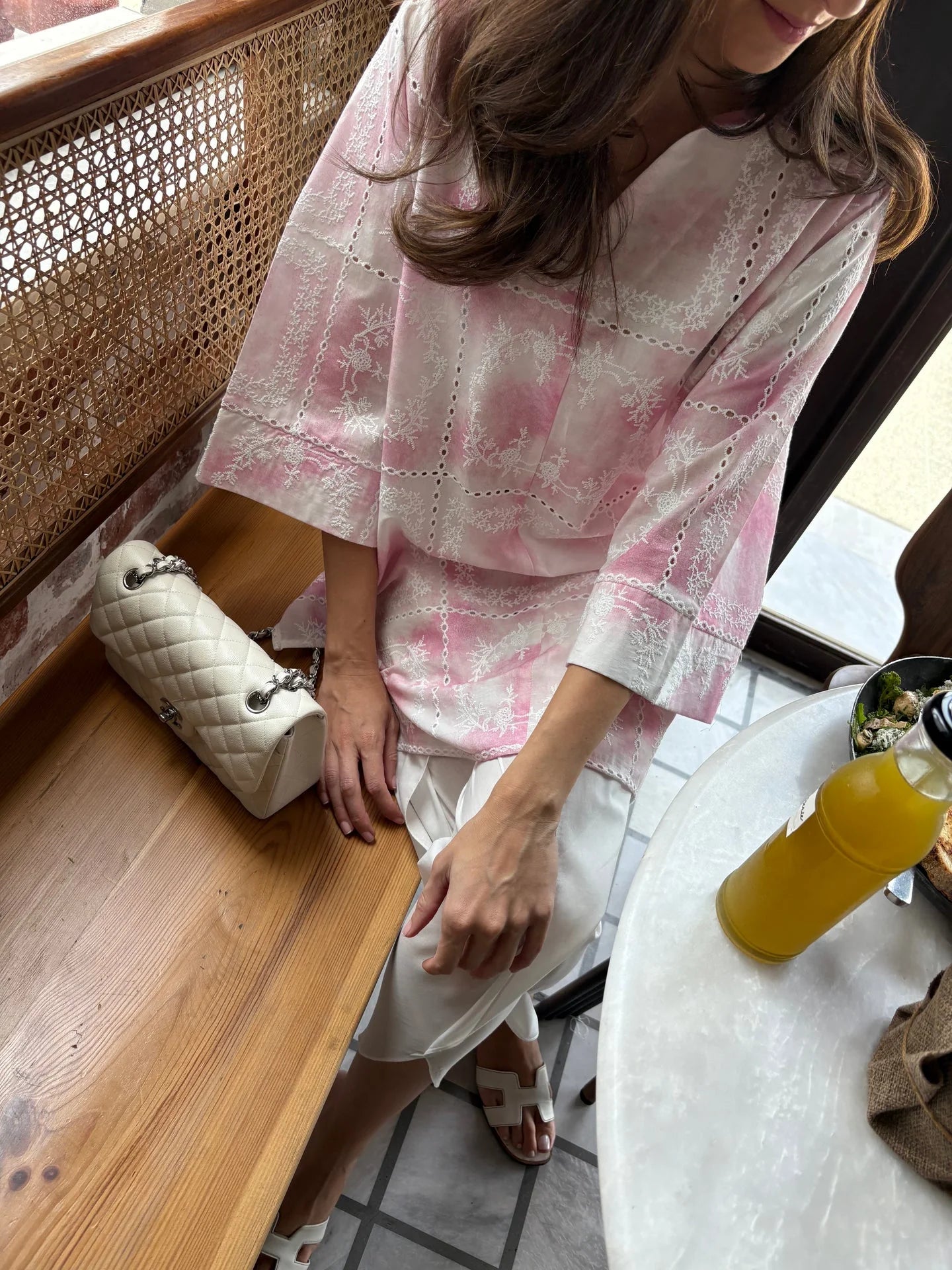 Sak Atelier Pink Tie & Dye Chikankari Toby