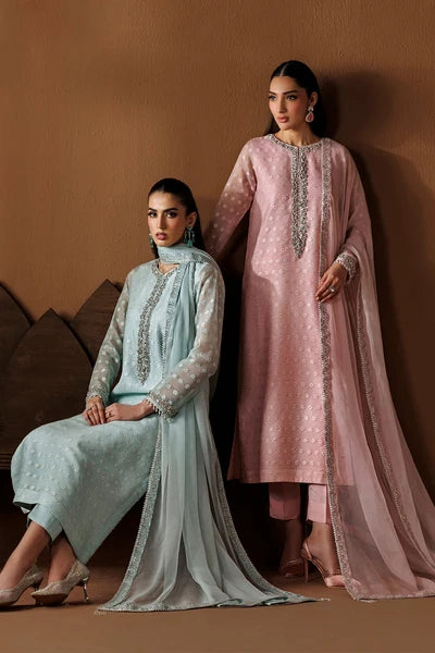 Baroque - Pret Formal | EMBROIDERED COTTON NET PR-1286