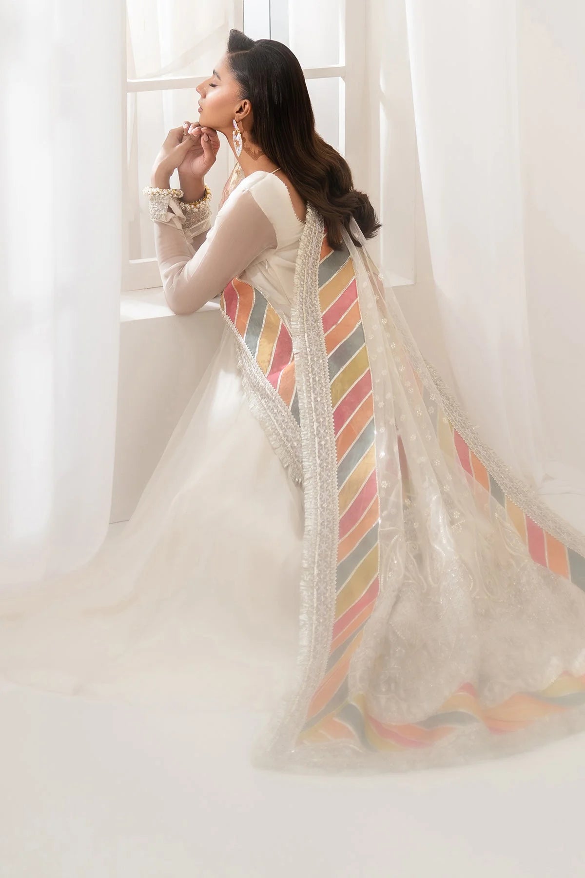 Baroque - Pret Formal | EMBROIDERED CHIFFON PR-1098