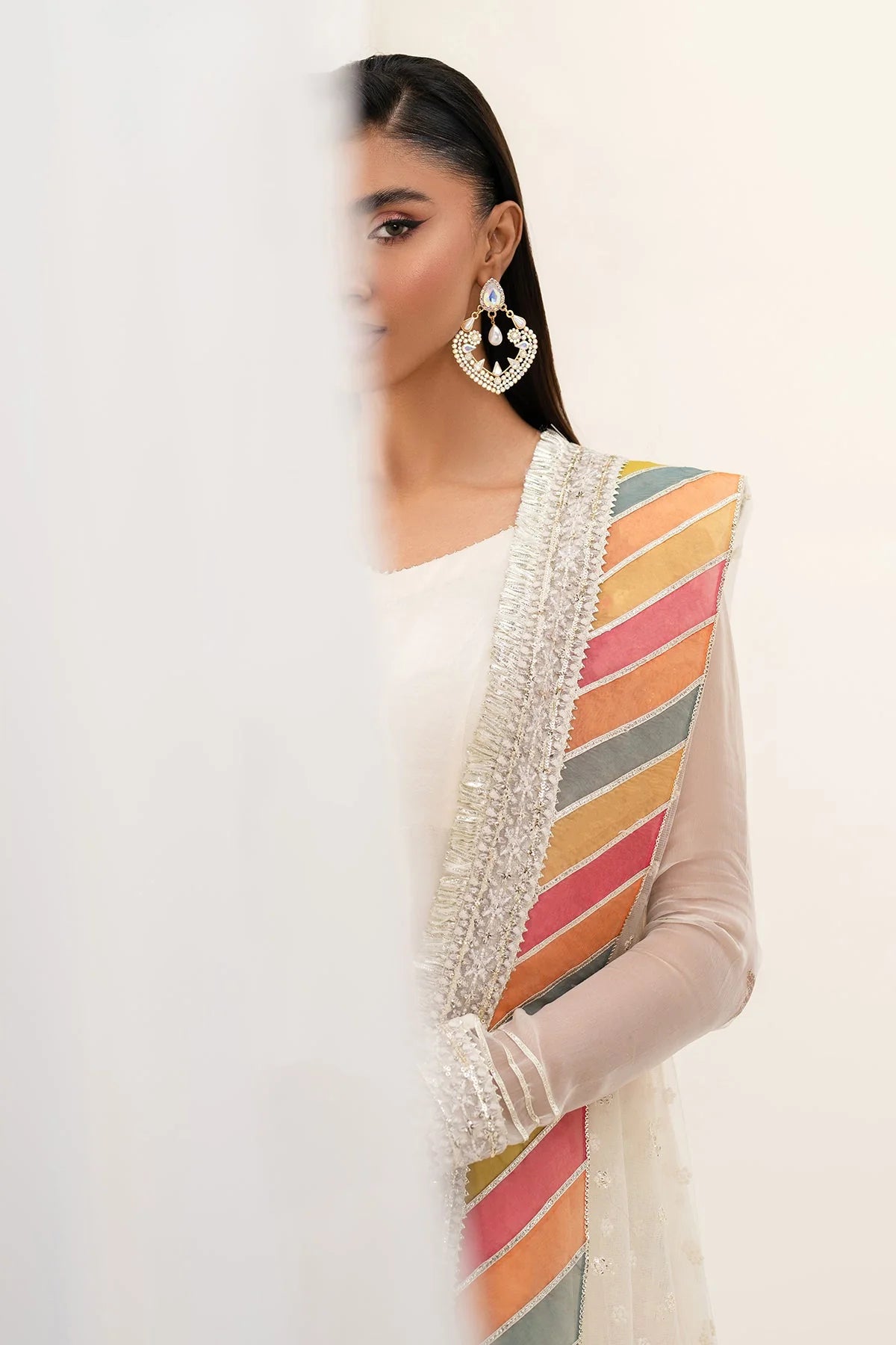 Baroque - Pret Formal | EMBROIDERED CHIFFON PR-1098