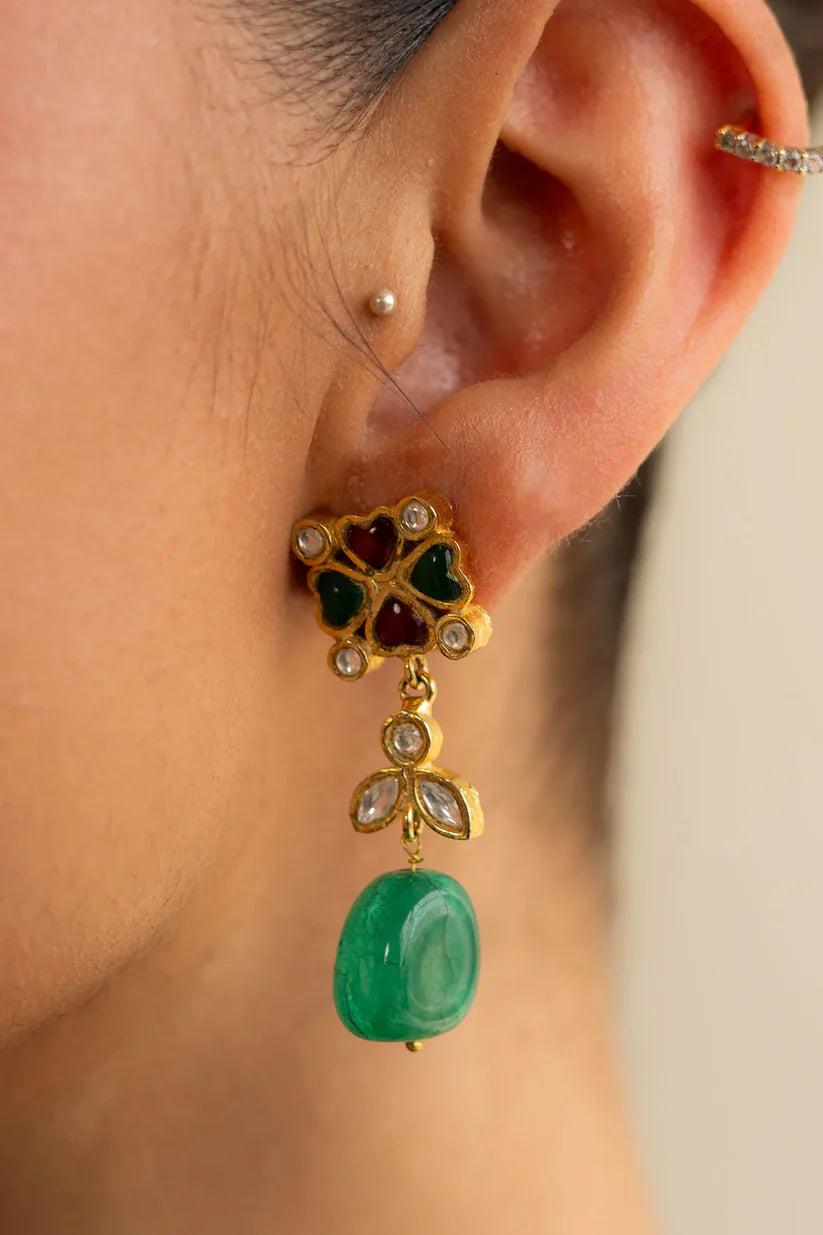 HANSLIYA EARNINGS | ZARA SHAHJAHAN | JEWELLERY