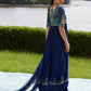 Farah Talib Aziz Mayna Festive Luxe Pret '25 - Zari Navy Kalidaar And Dupatta