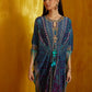 Farah Talib Aziz Mayna Festive Prints '25 - Peridot Ombre Kaftan