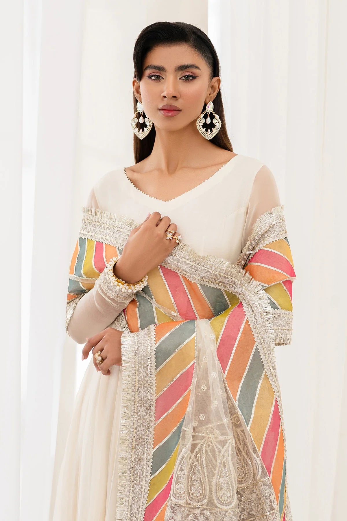 Baroque - Pret Formal | EMBROIDERED CHIFFON PR-1098