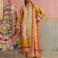 Farah Talib Aziz Mayna Festive Prints '25 - Arabella Kiwi Shirt And Dupatta