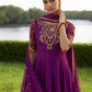 Farah Talib Aziz Mayna Festive Luxe Pret '25 - Pehil Purple And Dupatta Kalidaar