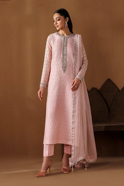 Baroque - Pret Formal | EMBROIDERED COTTON NET PR-1286