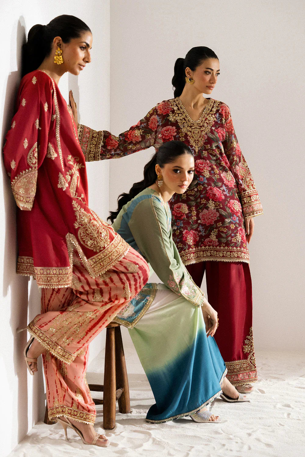 Ethnc Boutique '25 - EMBROIDERED SUIT - E0818/104/415