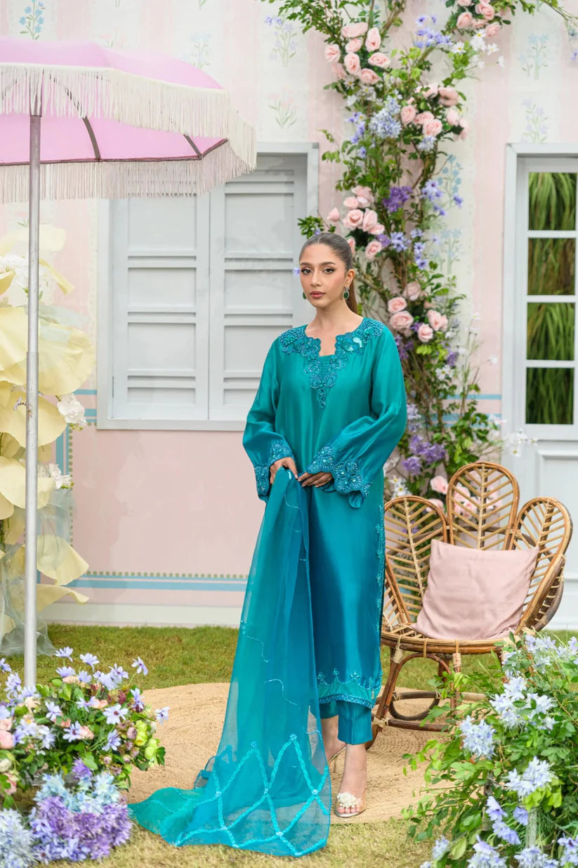 AquaFrost | Zarayna-Festive Formals '25 | Flairs Studio