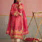 Farah Talib Aziz Mayna Festive Prints '25 - Selin Crimson Shirt And Dupatta