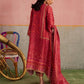 Farah Talib Aziz Mayna Festive Prints '25 - Inuki Maroon Shirt And Dupatta
