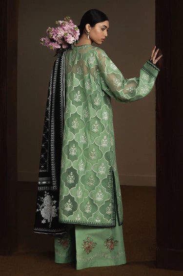 Zara Shahjahan Luxury Summer Lawn | Satori 2026 | Midoriya-D6