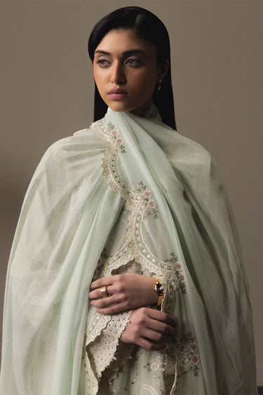 Zara Shahjahan Luxury Summer Lawn | Satori 2026 | Aoiha-D4