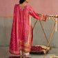Farah Talib Aziz Mayna Festive Prints '25 - Selin Crimson Shirt And Dupatta