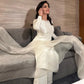 Sadaf Kanwal Personalised '25 - Saba Qamar In White, Stripped Down To Shape And Shine