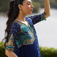 Farah Talib Aziz Mayna Festive Luxe Pret '25 - Zari Navy Kalidaar And Dupatta