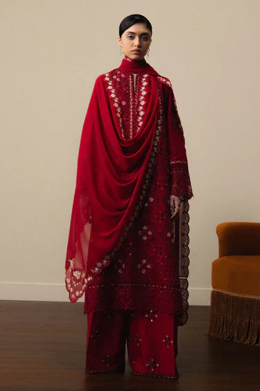 Zara Shahjahan Luxury Summer Lawn | Satori 2026 | Akari-D8