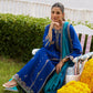 Farah Talib Aziz Mayna Festive Luxe Pret '25 - Opal Blue Shirt And Dupatta