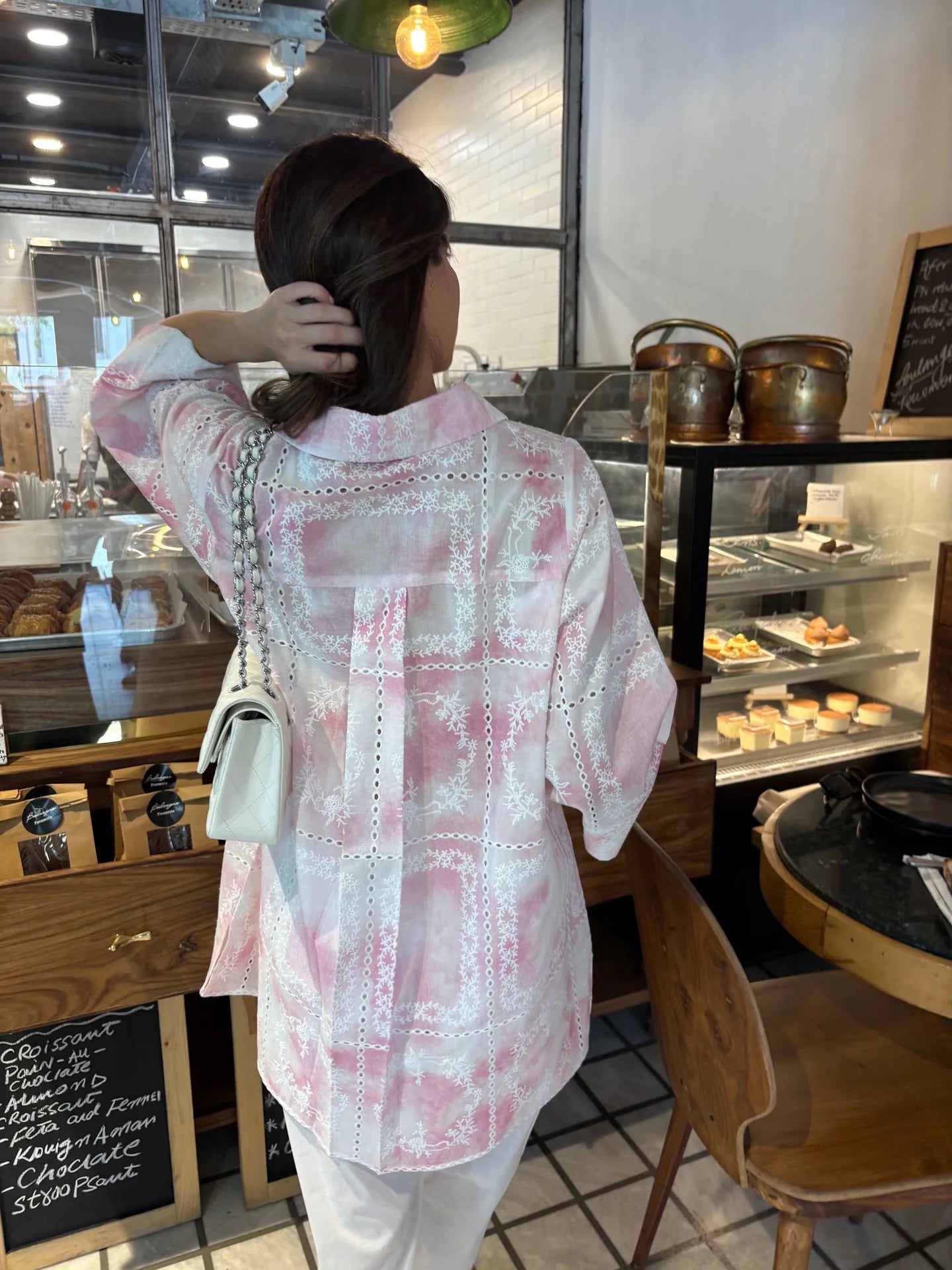Sak Atelier Pink Tie & Dye Chikankari Toby