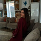 WINE RED BIZU SET | Sak Atelier