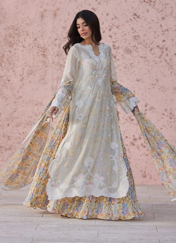 Josie Shirt, Inner and Dupatta Set| Tara Luxe Eid '26 | FARAH TALIB AZIZ