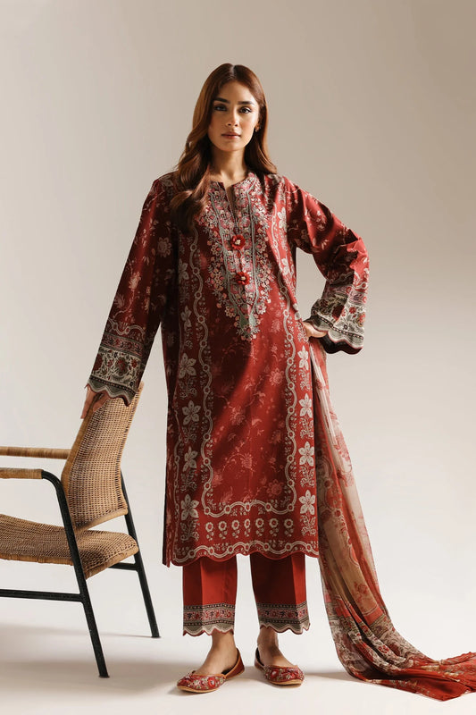 ETHNC EMBROIDERED SUIT (E1013/203/415)