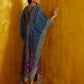 Farah Talib Aziz Mayna Festive Prints '25 - Peridot Ombre Kaftan