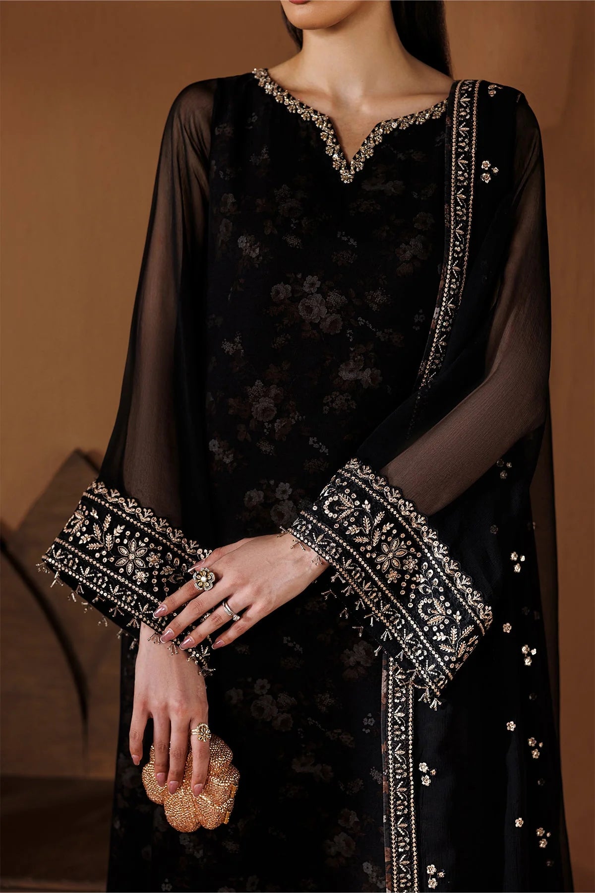 Baroque - Pret Formal | EMBROIDERED CHIFFON PR-1288