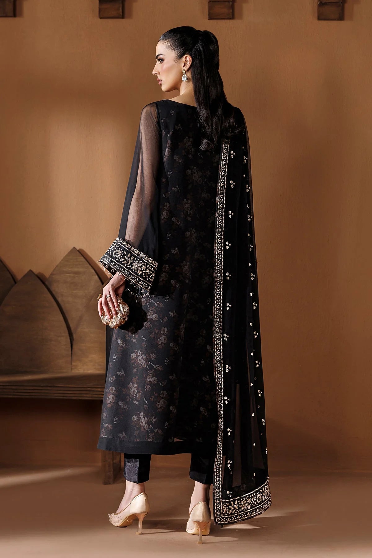 Baroque - Pret Formal | EMBROIDERED CHIFFON PR-1288