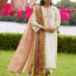 Farah Talib Aziz Mayna Festive Luxe Pret '25 - Ember Ivory Kurta And Dupatta