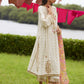 Farah Talib Aziz Mayna Festive Luxe Pret '25 - Ember Ivory Kurta And Dupatta