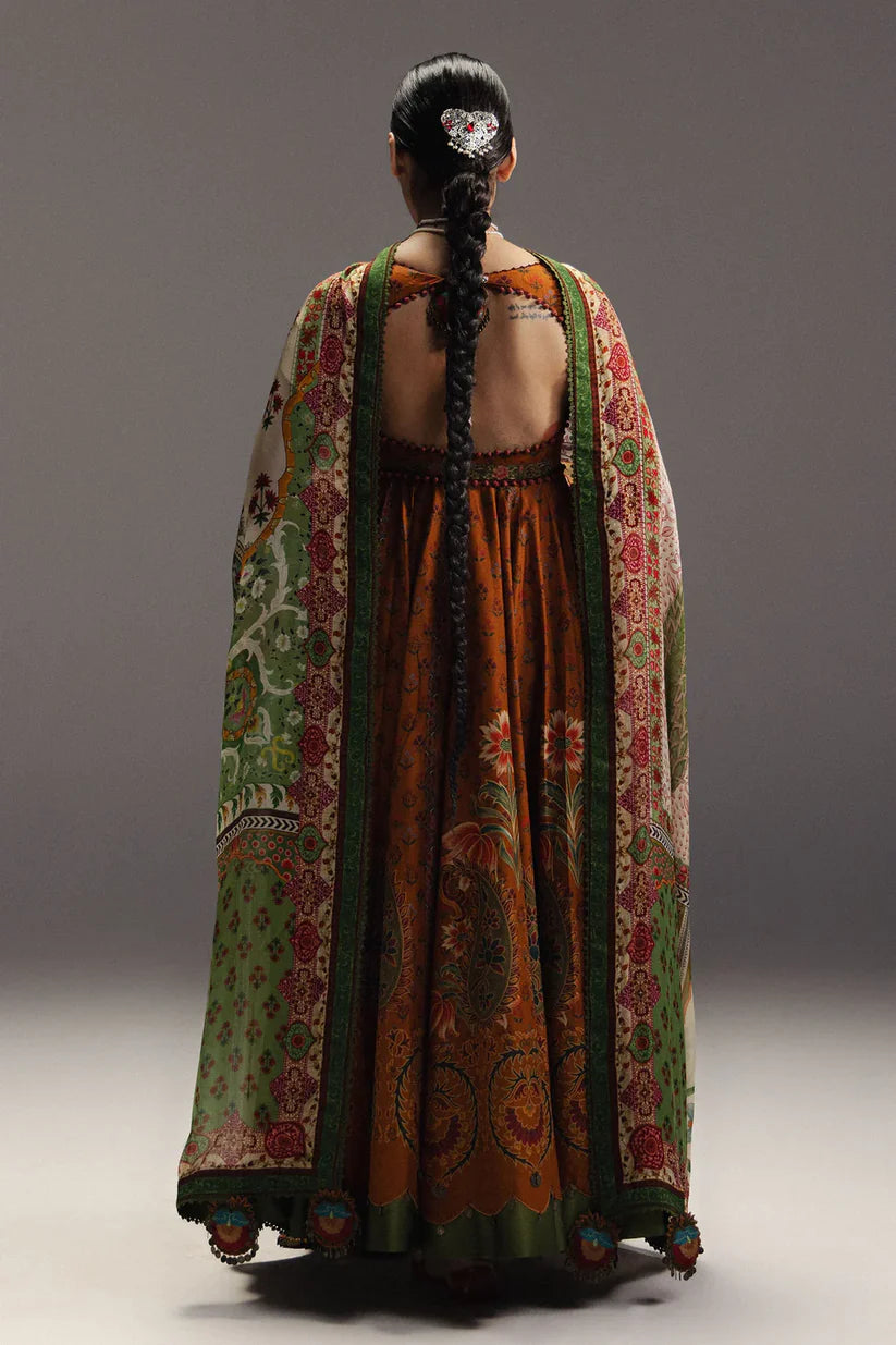 ZARFASHAN-D9 | Zara Shahjahan Unstitched Anarkali’26