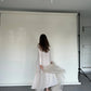 ANTIQUE WHITE BUTTONED SET | Sak Atelier