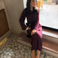 BURGUNDY ELLIE SET | Sak Atelier