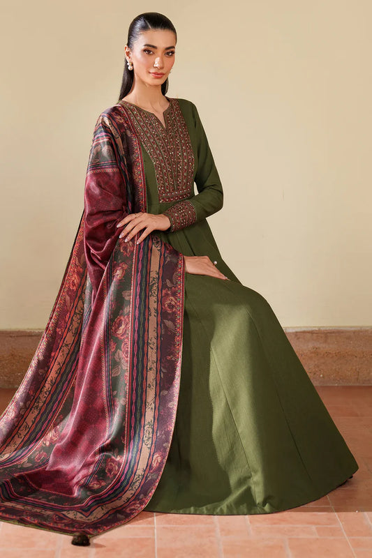JZ-UW-D0197-0 | EMBROIDERED KHADDAR | Jazmin
