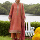 Farah Talib Aziz Mayna Festive Luxe Pret '25 - Rivaaz Coral Shirt And Dupatta