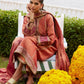 Farah Talib Aziz Mayna Festive Luxe Pret '25 - Rivaaz Coral Shirt And Dupatta