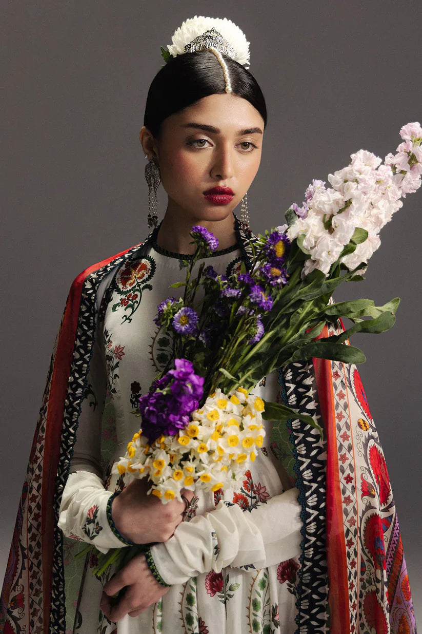 MEHRUBA-D10 | Zara Shahjahan Unstitched Anarkali’26